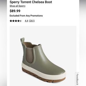 Sperry Torrent Chelsea Rain Boot